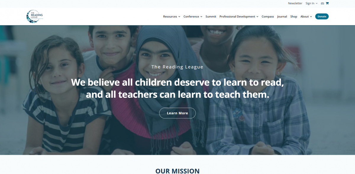 reading league website